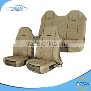 Oxford Full Set Car Seat Cover in Beige Colour thumbnail-1