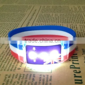 2016 Promotional LED Silicone Bracelet China Supplier thumbnail-4