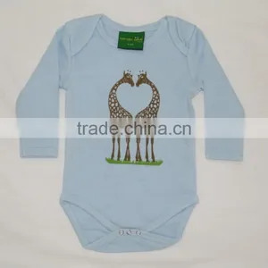 Newborn Baby Bodysuit 100% Organic Cotton White Baby Clothing Summer Style Long Sleeves Clothes thumbnail-1