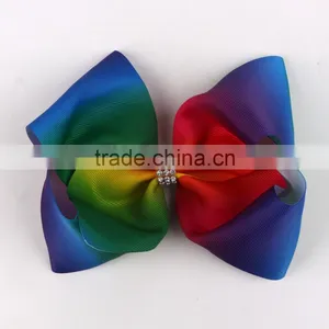 New Born Hair Bow Big Ribbon Bow With Alligator Clip thumbnail-2