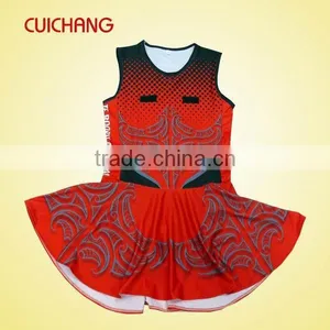 Netball Dress,girls Tennis Dress, Custom Design Cheap Women Tennis/Netball Dress, Sport Skirt thumbnail-1