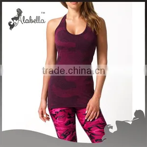 Summer Wholesale Ladies Yoga Tank Tops Girls Women Gym Sportswear Vest thumbnail-1