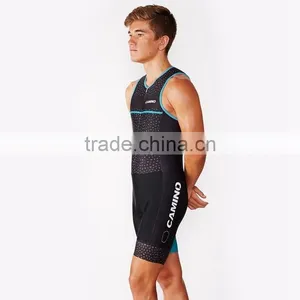 Swimming Running Cycling Jersey Suit Sleeveless Pro Wetsuit Surfing Triathlon Suit thumbnail-5