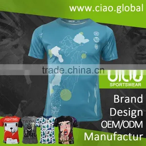 Men Boy Summer Cotton Tees Shirt Short Sleeve Star Printed T-Shirt thumbnail-3