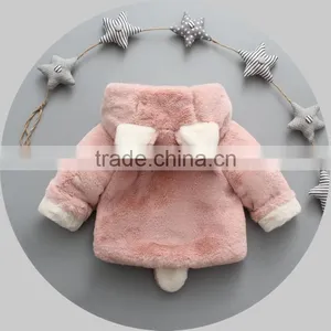 2016 Wholesale Children Boutique Clothing Kids Winter Coat for Girls thumbnail-4