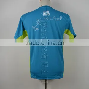 Dry Fit Mens t Shirt Sport Wear Blue and Green Color thumbnail-2