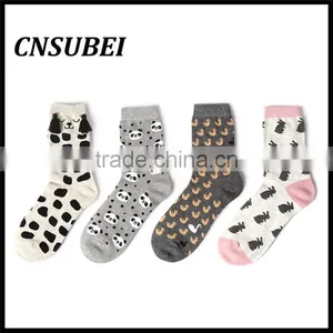 Shaoxing Socks Factory Cute 3D Cozy Cartoon Design Young Girl Teen Tube Cartoon Socks for Wholesale thumbnail-1