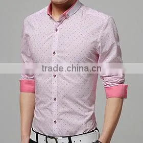 Mens Polka Dot Formal Shirt thumbnail-1