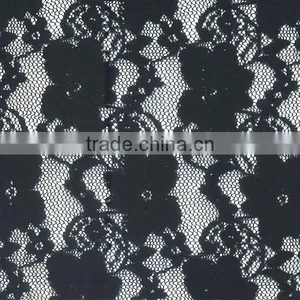 Black Lace Fabric thumbnail-1