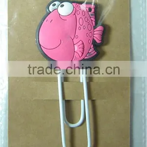 Pink Hot Sale Colorful Fish Shape Paper Clip Manufacturer thumbnail-1