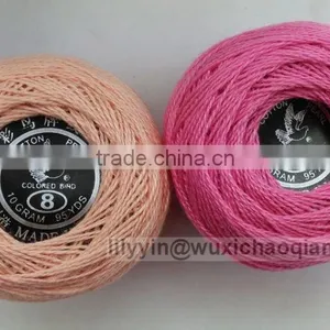 100% Mercerized Cotton Tape Yarn,cotton Knitting Yarns Mercerised thumbnail-3