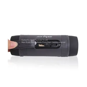 S1 Outdoor 4000mAh Power Bank Bicycle Portable Subwoofer Bass Speaker LED Light +Bike Mount+Carabine thumbnail-3