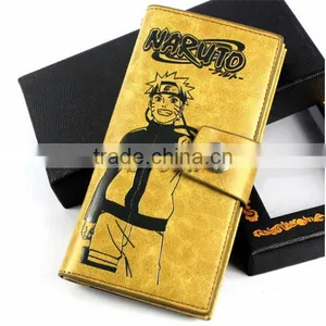 Janpenese Hot Anime Naruto PU Wallet Naruto Cosplay Wallet Cartoon Wallet for Boys thumbnail-1