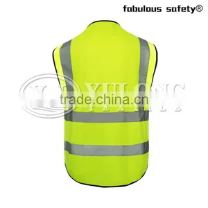 Wholesale High Quality EN471 Reflective Safety Fluorescent High Visibility Vest thumbnail-2