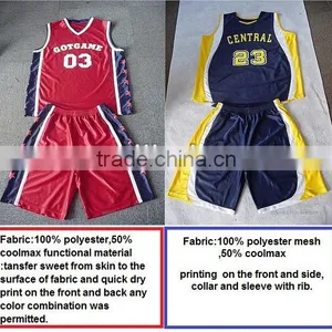 Custom Made Basketball Uniforms thumbnail-1