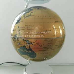8 Inch Floating Globe With Lighting Change Color thumbnail-2