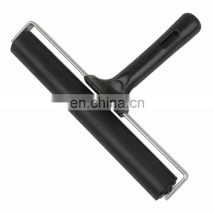 200mm Plastic Handle Hard Rubber Brayer thumbnail-1