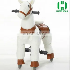 2017 Hot Sale Mechanical Horse for Sale, Plush Horse Ride-on for Kids, Walking Pony Toy thumbnail-1