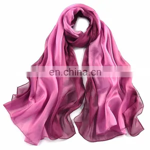 New Style Multi-purpose Colourful Beach 100% Silk Scarf thumbnail-1