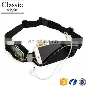 Adjustable Fitness Workout Fanny Pack Waterproof Neoprene Waist Bag Mobile Phone Case For Running Waist thumbnail-1