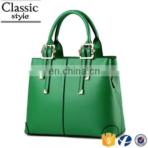 CR Best Selling Products in Europe Lady Fashion Office Bag Sky Blue pu Leather Handbag thumbnail-4