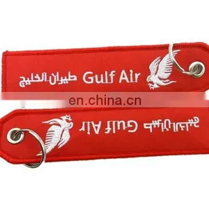 2017 Custom Embroidered Keychain Embroidery Keytag Keyring thumbnail-4