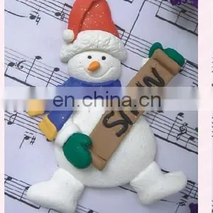 Fashional Style Cheap Polymer Clay Christmas Snowman thumbnail-2