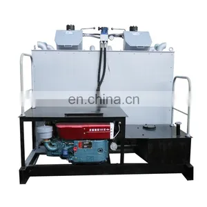Double Cylinder Hydraulic Hot Melt Kettle for Thermoplastic Paint Pre Heater Boiler thumbnail-2