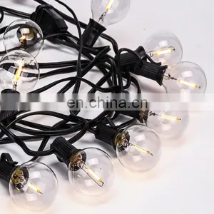 String Lights Outdoor LED G40 String Lights With Edison Filament Bulbs for Party Holiday Decoration thumbnail-1