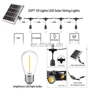 Luces De Navidad Solar Christmas Decoration S14 Led String Lighting Outdoor Waterproof thumbnail-3