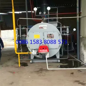 3t/H Industrial Horizontal Firetube LNG LPG Natural Gas Fired Steam Boiler for Brewery Plant thumbnail-1