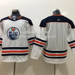 Edmonton Oilers Blank Kids White Jersey thumbnail-1