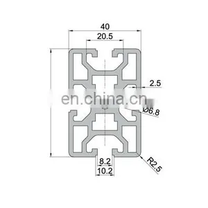 SHENGXIN 4060 Double T-Slot Aluminum Extrusion 40x60mm thumbnail-2