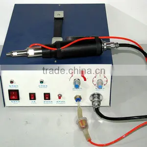 China Supplier Ultrasonic Hot Fix Rhinestone Setting Machine; Automatic Rhinestone Setting Machine thumbnail-1