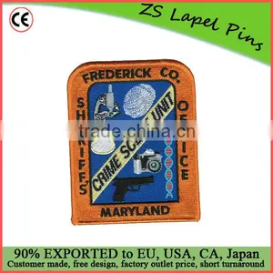 2013 Fashion Custom Embroidery Patch/ Embroider Badge thumbnail-1