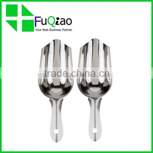 Manufacturer High Quality Cooking Tools Ice Tool Food Grade Stainless Steel Ice Scoop Ice Bucket Scoop thumbnail-6