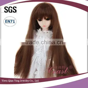Wholesale Long Straight Blond Bjd Doll Wig on Sale thumbnail-2