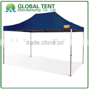 Aluminum Folding Trade Show Tent 3x4.5m ( 10ft X 15 Ft) With Dark Blue Canopy & Valance(Unprinted) thumbnail-1