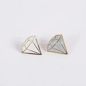 Diamond Glitter Enamel Pin Custom thumbnail-1
