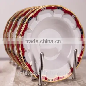 Fine Bonechina Wave Shape Dinner Plate thumbnail-1