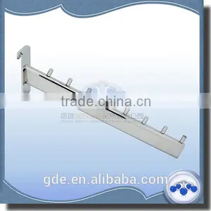 Metal Chrome Gridwall Display Hook With Pins thumbnail-1