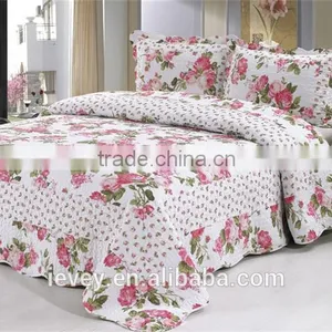 King Size Cotton Cheap Top Quality Plain Style Reactive Printed Wholesale Comforter Sets Bedding thumbnail-2