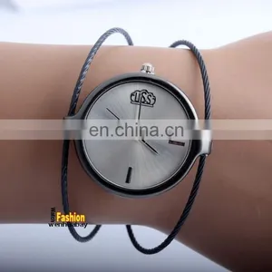 CUSSI Foreign Trade Retro Girl's Watch Round Single Steel Wire Bracelet Watch Women's Watch Wholesale Quartz Steel Wire Bracelet thumbnail-4