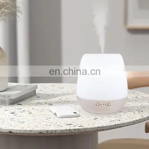 Luxury Household Hotel Lobby Warm Light Portable Ceramic Ultrasonic Cool Air Mist Humidifier Aroma Diffuser For Home Bedroom thumbnail-5
