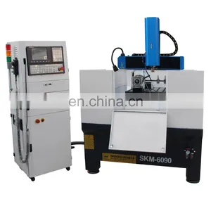 Automatic Tool Change Metal Marking Machine 3 Axis CNC Engraving Machine 6060 6090 thumbnail-1