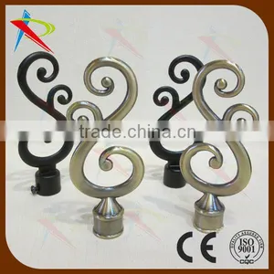 25mm Wholesale Three Color Curtain Finials thumbnail-1