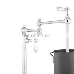 Ritual Retractable Deck Mount Pot Filler With Metal Lever Handle thumbnail-1