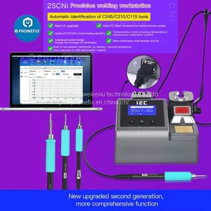 I2C 2SCN NaNo 130W Soldering Station With C115 Handle for Phone PCB Repair thumbnail-2