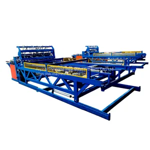 Single and Double Hopper Chicken Cage Mesh Row Welding Machine Coal Mine Support Mesh Welding Machine thumbnail-5
