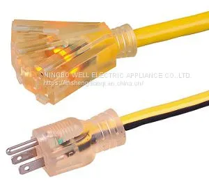 3-Conductor Single-Outlet Extension Cords W/Light 5-15P 15A 125V~ thumbnail-4